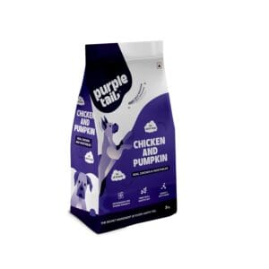 3kg purple tail adult dog food chicken and pumpkin bag at Bhopal Pets Online
